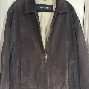 Dockers Dark Brown Suede Jacket